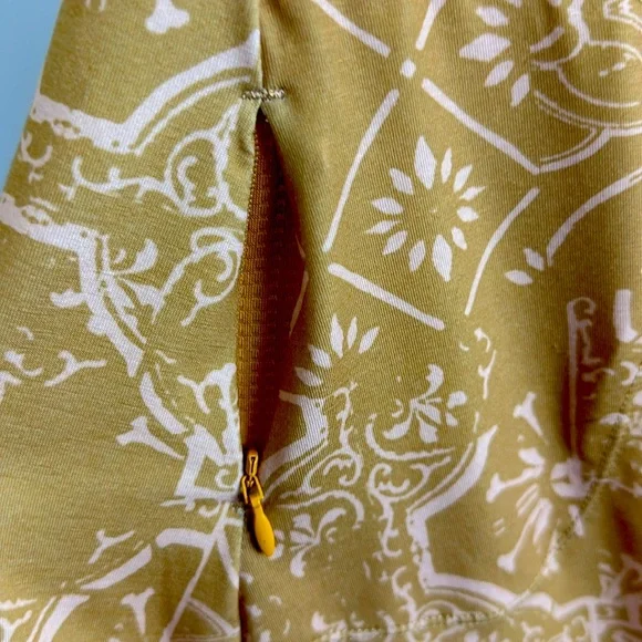🌷PRANA Mustard Razorback Dress Size M - Picture 7 of 10